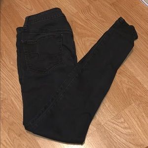 Black American eagle jeans